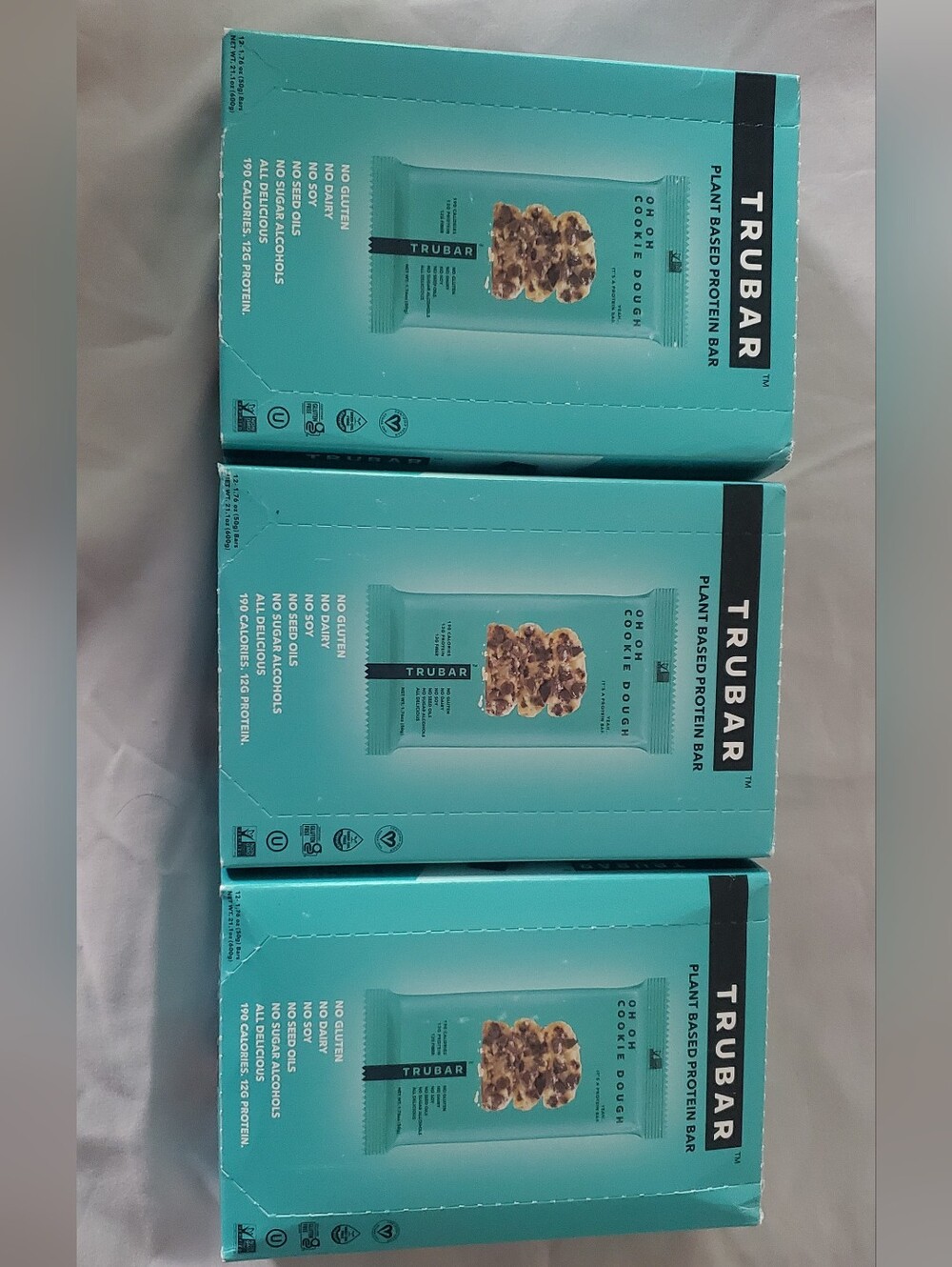 TruBar Cookie Dough Protein Bars (Retail $30 Per Box!)